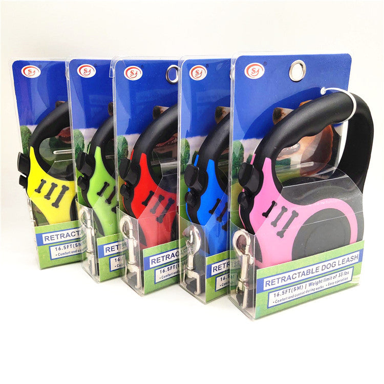 Automatic Retractable Pet Leash Dog Leash Dog Leash With Bone Automatic Leash Outdoor Dog Walking Leash